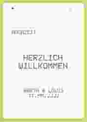 Willkommensschild Poster Weddingpass 50 x 70 cm Poster gruen