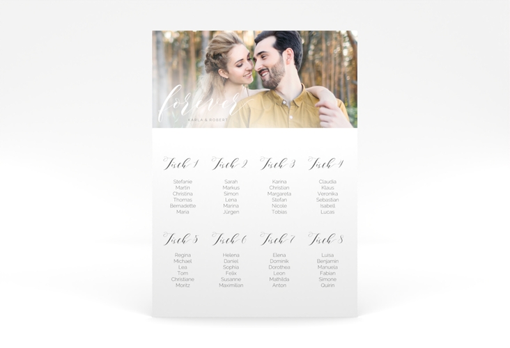 Sitzplan Poster Hochzeit Promise 50 x 70 cm Poster