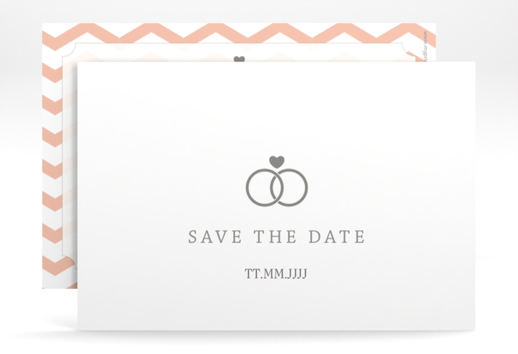 Save the Date-Karte Hochzeit Avery A6 Karte quer