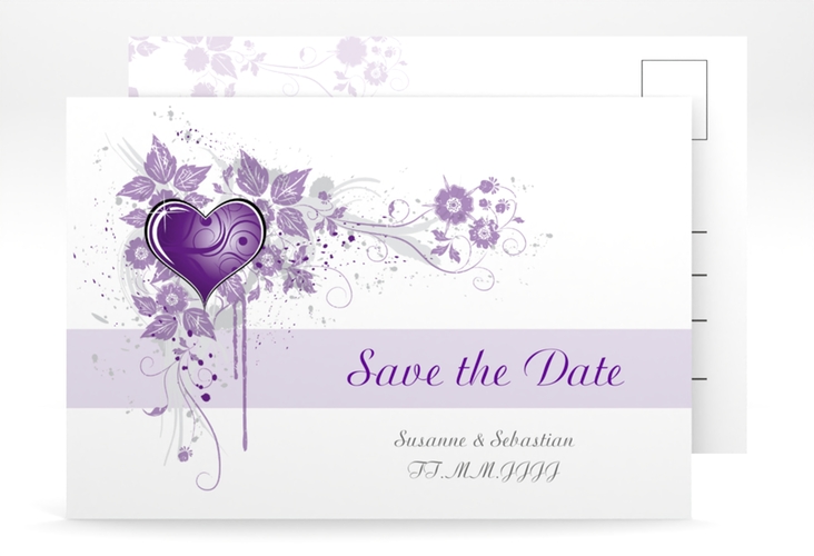 Save the Date-Postkarte Triest A6 Postkarte