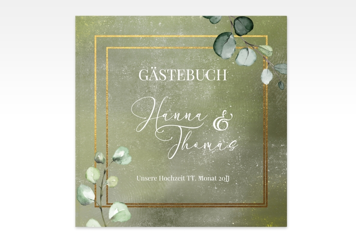 Gästebuch Creation Hochzeit Jade 20 x 20 cm, Hardcover