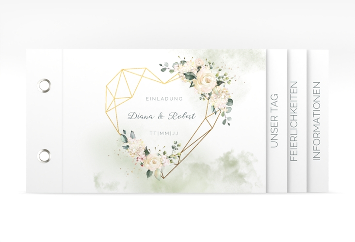 Hochzeitseinladung Adore Booklet