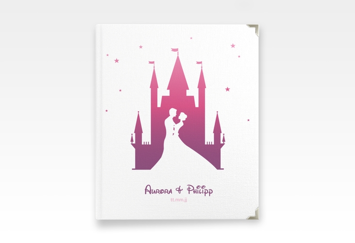 Hochzeitsalbum Castle 21 x 25 cm pink