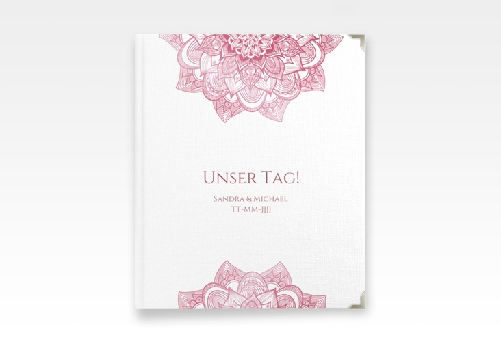 Hochzeitsalbum Delight 21 x 25 cm pink