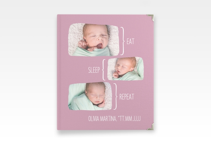 Baby Fotoalbum Sleepy 21 x 25 cm rosa