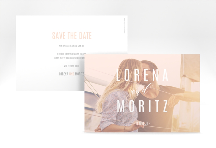 Save the Date-Karte Memory A6 Karte quer