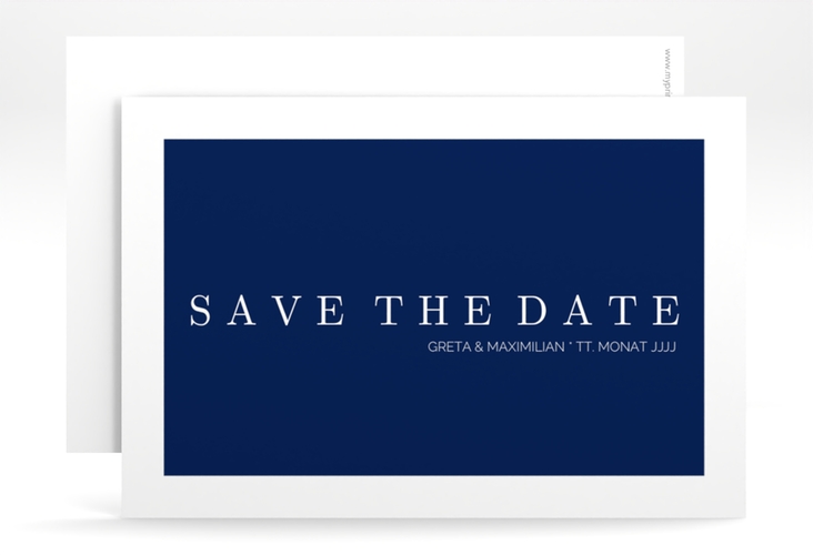 Save the Date-Karte Simply A6 Karte quer