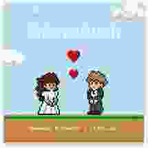 Gästebuch Creation Hochzeit "Pixel"