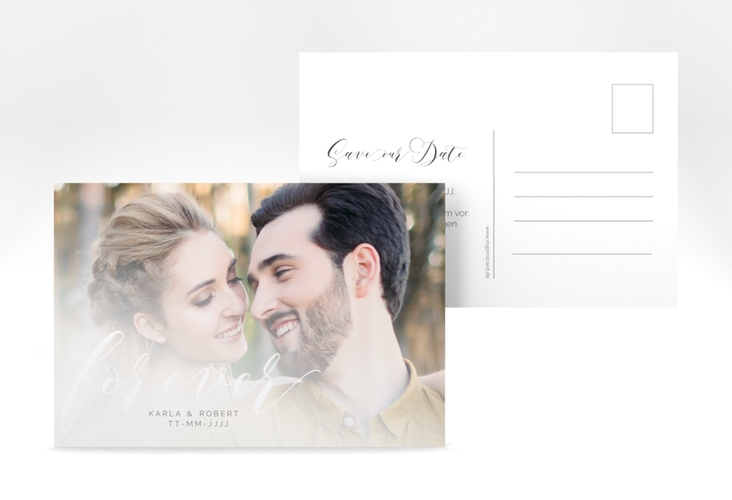 Save the Date-Postkarte Promise A6 Postkarte