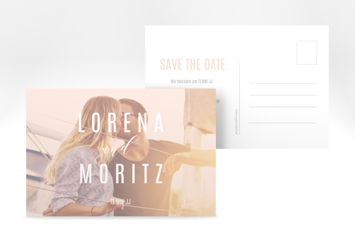 Save the Date-Postkarte Memory A6 Postkarte