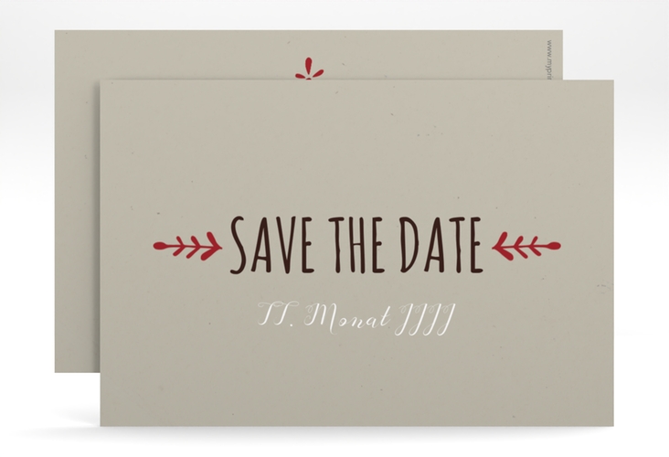 Save the Date-Karte Hochzeit Eden A6 Karte quer