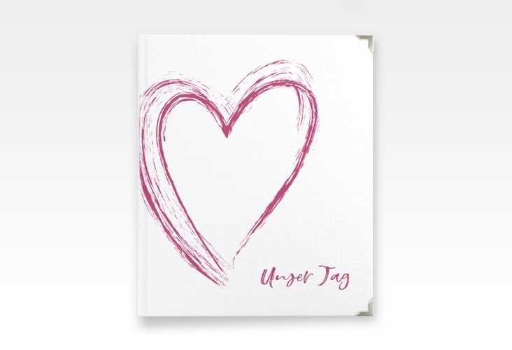 Hochzeitsalbum Liebe 21 x 25 cm pink