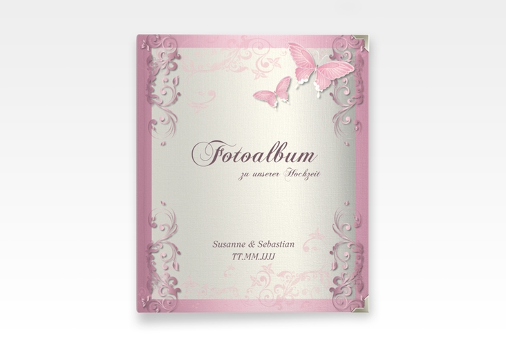 Hochzeitsalbum Toulouse 21 x 25 cm rosa