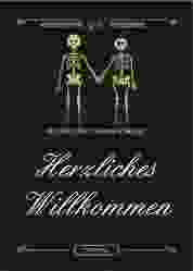 Willkommensschild Poster "Bones"