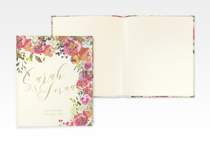 Hochzeitsalbum Flowerbomb 21 x 25 cm