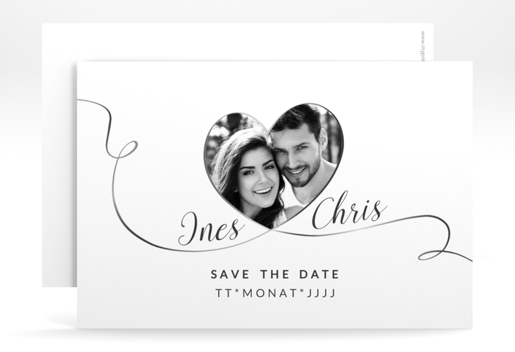 Save the Date-Karte Hochzeit Dolce A6 Karte quer