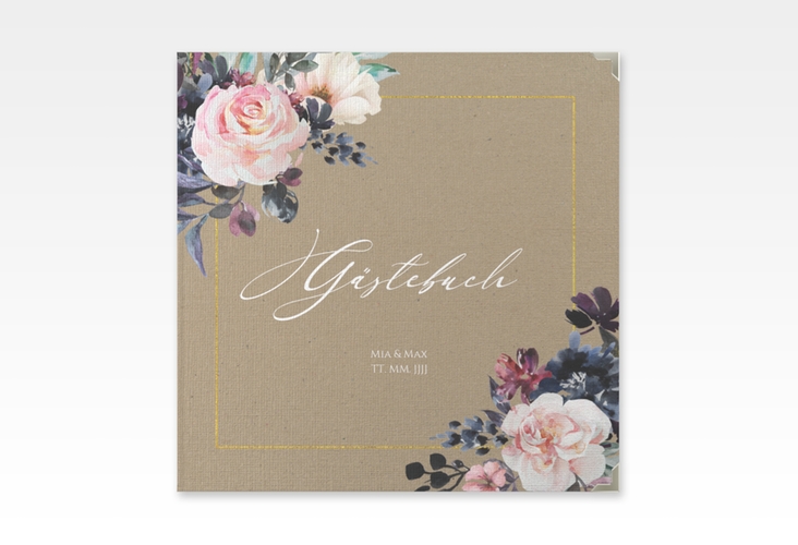 Gästebuch Selection Hochzeit Abendlicht Leinen-Hardcover Kraftpapier