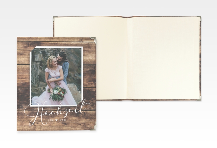 Hochzeitsalbum Rustic 21 x 25 cm