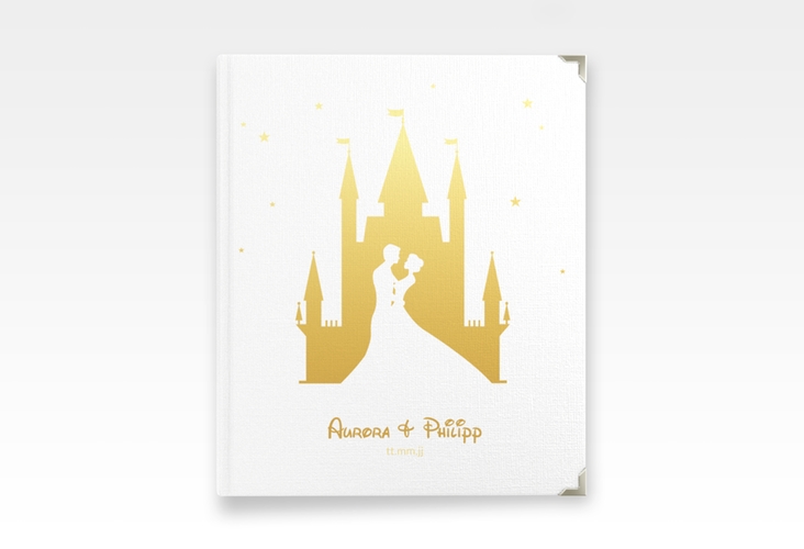 Hochzeitsalbum Castle 21 x 25 cm gold