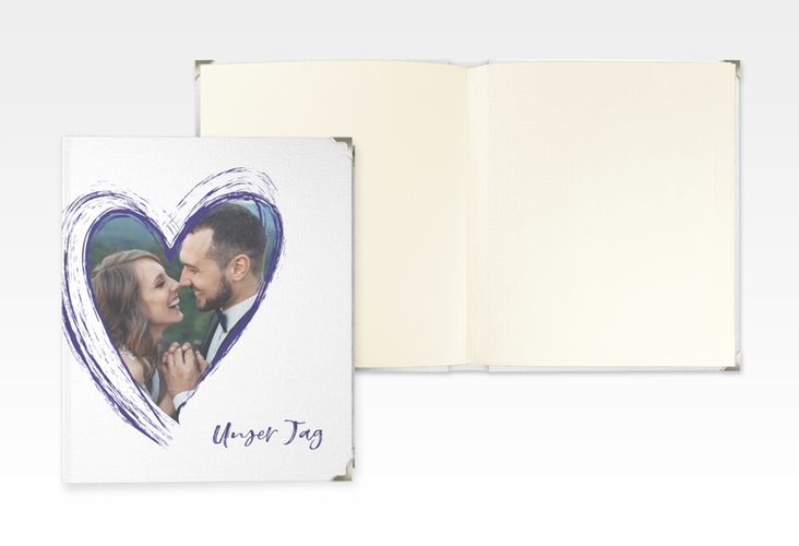 Hochzeitsalbum Liebe 21 x 25 cm blau