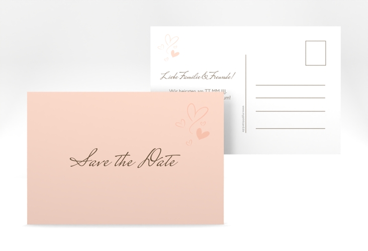 Save the Date-Postkarte Purity A6 Postkarte