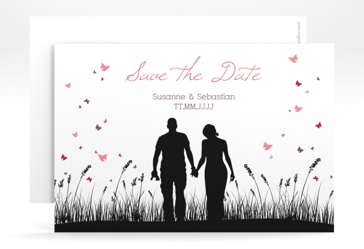 Save the Date-Karte Hochzeit Rouen A6 Karte quer