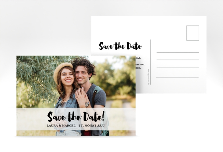 Save the Date-Postkarte Mirage A6 Postkarte