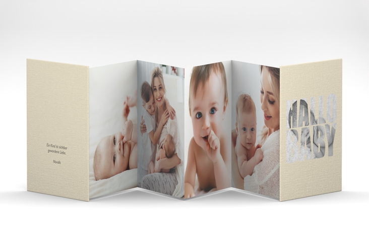 Foto-Leporello Baby Wunderlich Leporello beige