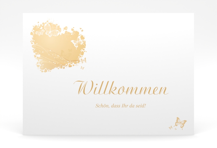 Willkommensschild Poster Mailand 70 x 50 cm Poster beige