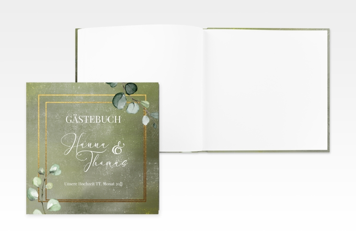 Gästebuch Creation Hochzeit Jade 20 x 20 cm, Hardcover