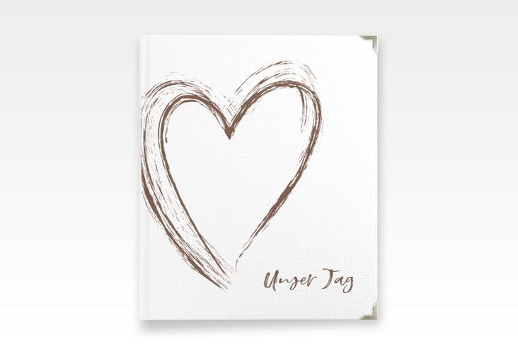 Hochzeitsalbum Liebe 21 x 25 cm braun