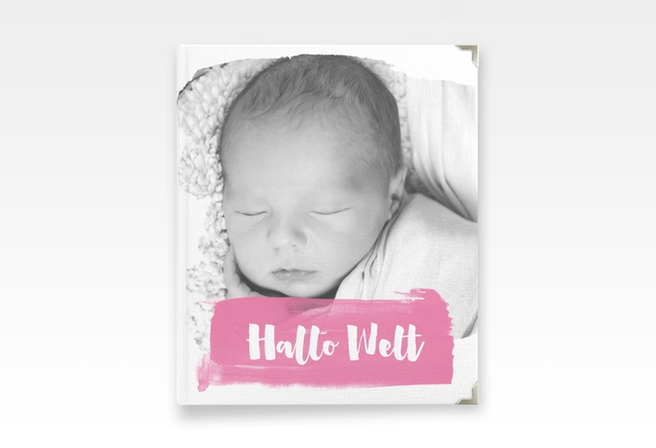 Baby Fotoalbum Artwork 21 x 25 cm pink