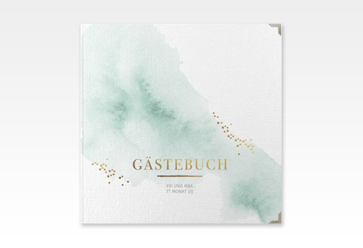 Gästebuch Selection Hochzeit Pastell Leinen-Hardcover mint