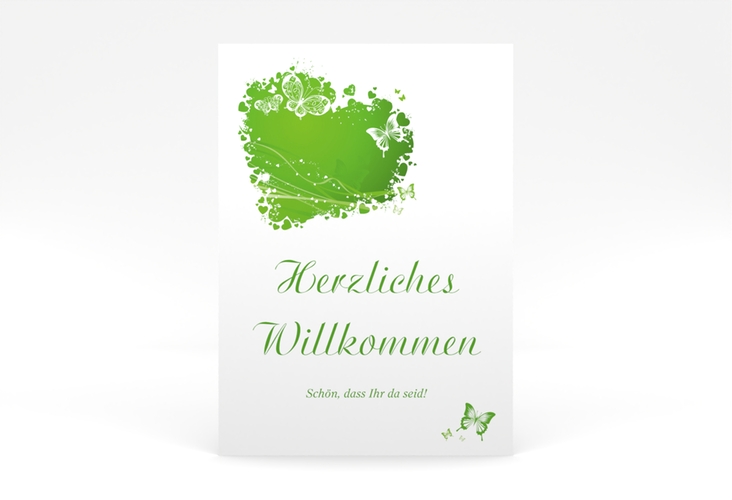 Willkommensschild Poster Mailand 50 x 70 cm Poster gruen