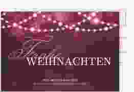 Weihnachtskarte "Lichterzauber"