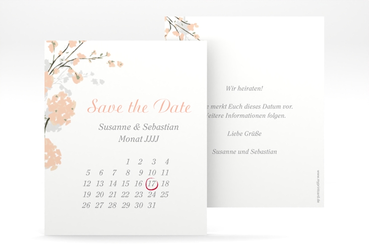 Save the Date-Kalenderblatt Salerno Kalenderblatt-Karte