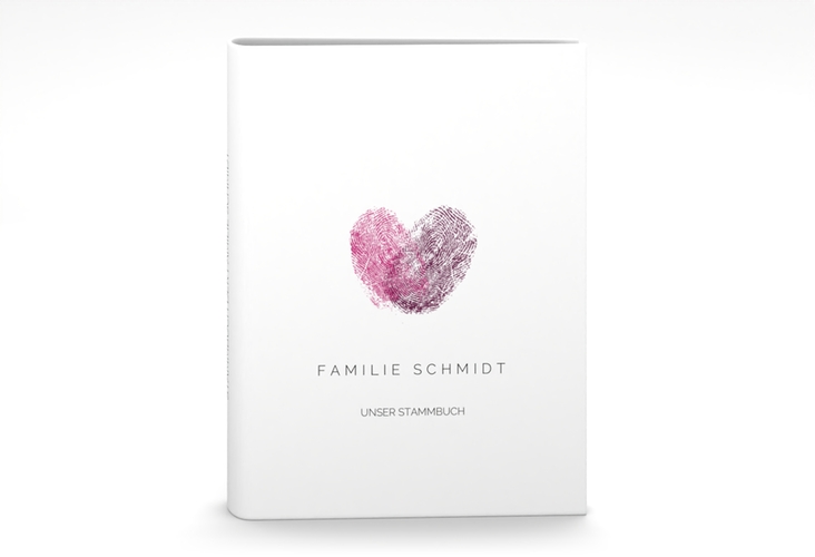 Stammbuch A5 Fingerprint Stammbuch A5 schlicht mit Fingerabdruck-Motiv