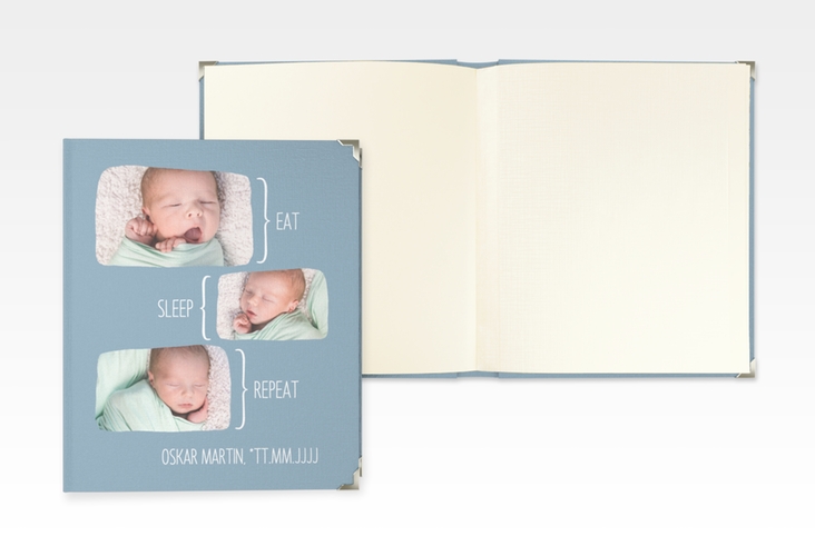 Baby Fotoalbum Sleepy 21 x 25 cm blau