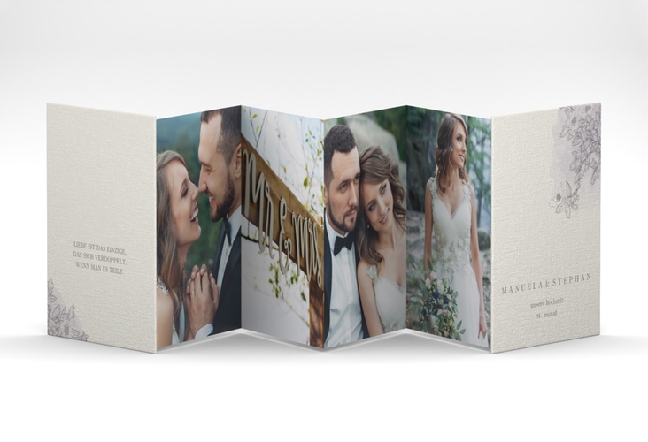 Foto-Leporello Hochzeit Artlover Leporello