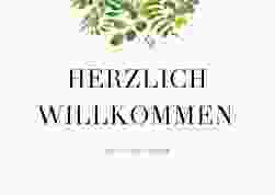 Willkommensschild Poster Botany 70 x 50 cm Poster beige