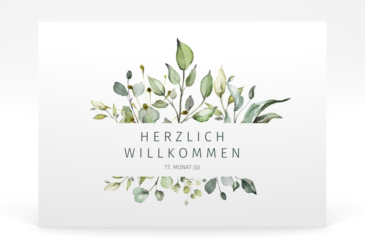 Willkommensschild Poster Enchanting 70 x 50 cm Poster