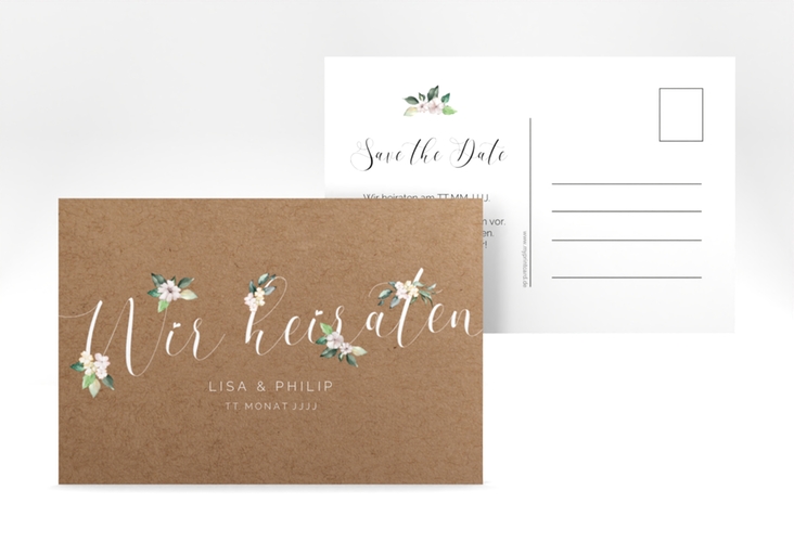 Save the Date-Postkarte Inlove A6 Postkarte