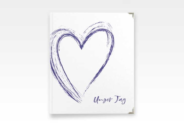 Hochzeitsalbum Liebe 21 x 25 cm blau