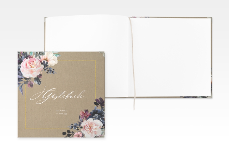 Gästebuch Selection Hochzeit Abendlicht Leinen-Hardcover Kraftpapier