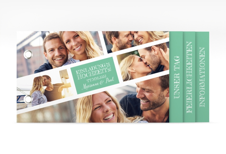 Hochzeitseinladung Rise Booklet