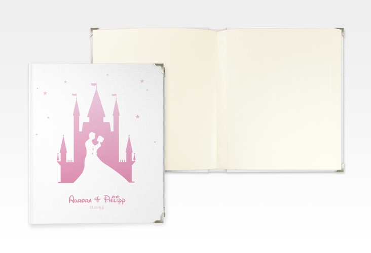 Hochzeitsalbum Castle 21 x 25 cm rosa