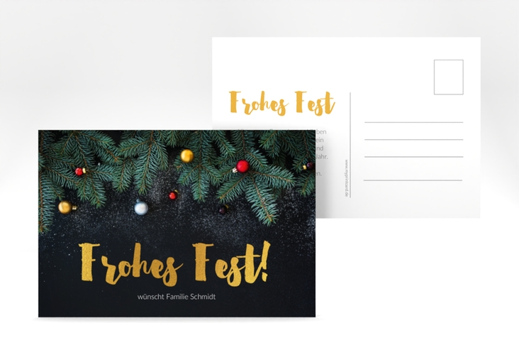 Weihnachtskarte Weihnachtszauber A6 Postkarte