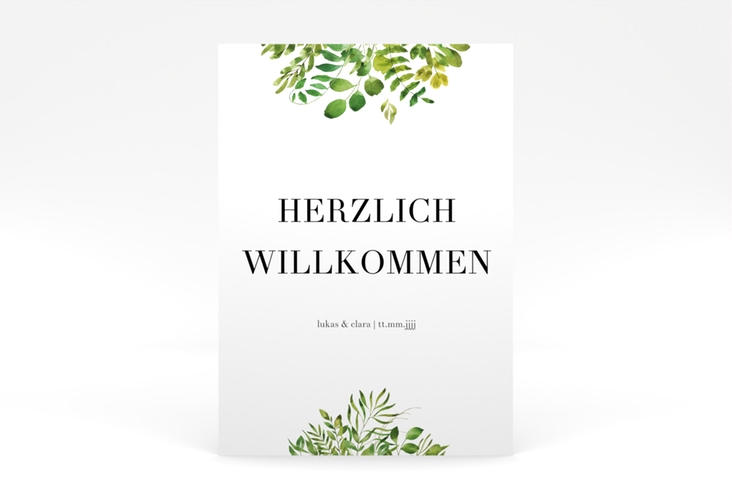 Willkommensschild Poster Botany 50 x 70 cm Poster