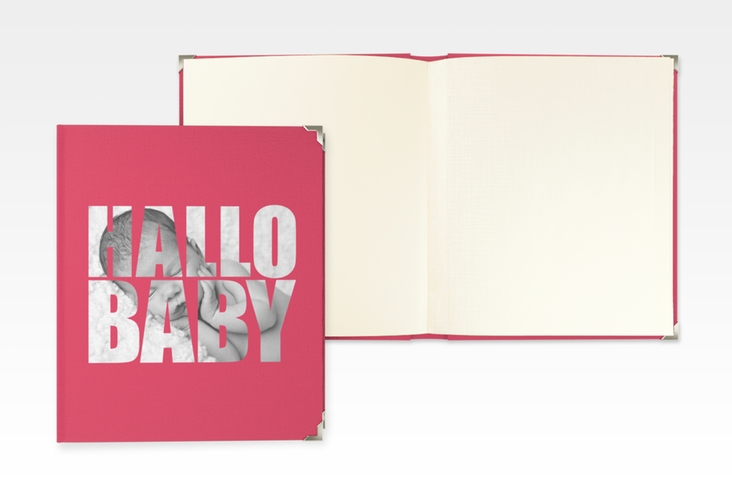 Baby Fotoalbum Wunderlich 21 x 25 cm pink