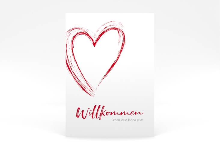 Willkommensschild Poster Liebe 50 x 70 cm Poster